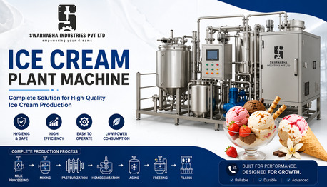 Kolkata, Business, High-Performance Ice Cream Plant Machine For Commercial Production