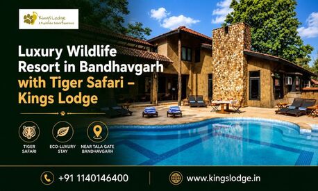 Indore, Travel, Luxury Wildlife Resort In Bandhavgarh With Tiger Safari &ndash; Kings Lodge