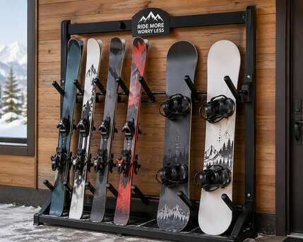 New York, Security, Premium Ski Wall Mount Storage Solutions | Ski Key Systems