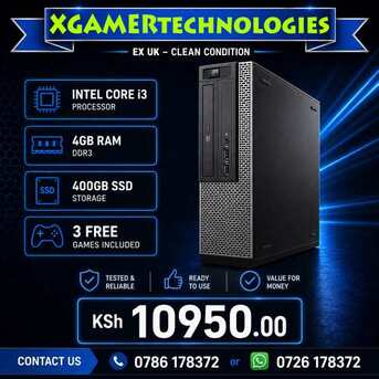 Nairobi, Electronics, KES 10950,  Redressed Intel Core I3 Dell SFF Computer