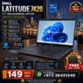 BHD 149,  DELL 11th Generation Core I7 Business Laptop Like New 16GB RAM 256GB NVMe 14