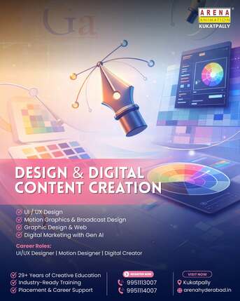 Hyderabad, Graphic Design, Arena Animation Kukatpally &ndash; 3D ANIMATION Course