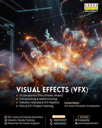 Hyderabad, Graphic Design, Arena Animation Kukatpally &ndash; VFX & ANIMATION Program
