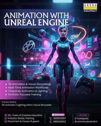 Hyderabad, Graphic Design, Arena Animation Kukatpally &ndash; Short Term ANIMATION Course