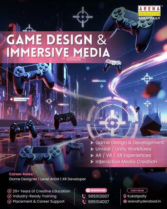 Hyderabad, Graphic Design, Arena Animation Kukatpally &ndash; Advanced ANIMATION Diploma