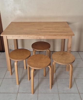 Bani Malik, Furniture, SAR 200,  Ikea Dining Table With Chairs For Sale