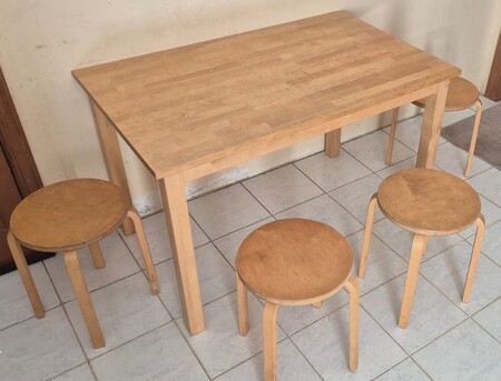 Bani Malik, Furniture, SAR 200,  Ikea Dining Table With Chairs For Sale