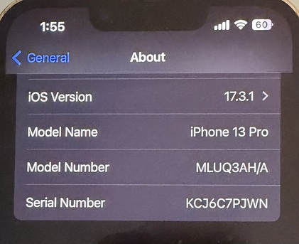 Dammam, Electronics, SAR 1300,  Iphone 13 PRO 256 GB (Used)