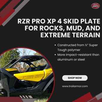 New York, Automotive, RZR Pro XP 4 Skid Plate For Rocks, Mud, And Extreme Terrain