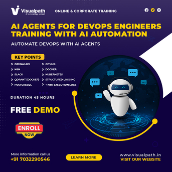 Hyderabad, Lessons Offered, Master AI Agents For DevOps Engineers Training | Visualpath