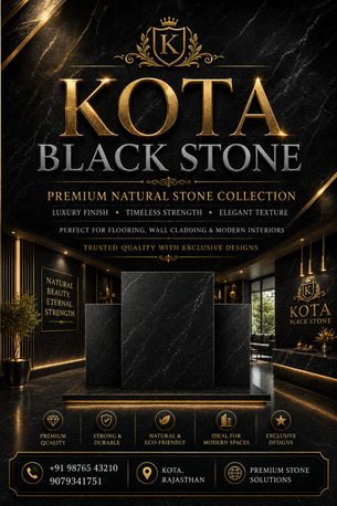 Mumbai, Interior Design, Kota Black Stone
