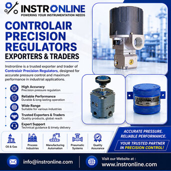 Mumbai, Industrial Machinery, Controlair Precision Regulators Exporters And Traders | Instronline