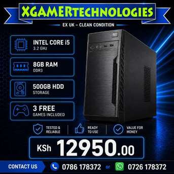 Nairobi, Computers, KES 12950,  Redressed Intel Core I5 Lenovo Tower Desktop