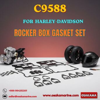 Stockholm, Auto Parts, SEK 99999,  C9588 Rocker Box Gasket Set For Harley-Davidson Twin Cam