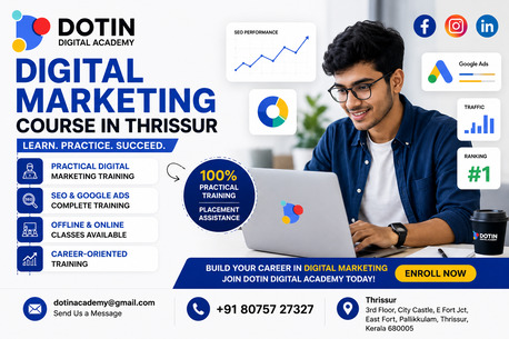 Kerala, Marketing, Digital Marketing Course In Thrissur With Practical Training