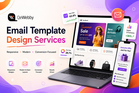 New York, Web Design & Development, Custom Email Template Design Services | Responsive Email Designs &ndash; QeWebby