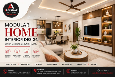 Greater Noida, Interior Design, Premium Modular Home Interior Services In Greater Noida