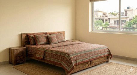Mumbai, Household Items, INR 1499,  Best Super King Size Bedsheet - Pure Cotton Handloom, Hard To Find Done Right