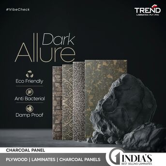 Mumbai, Furniture, INR 999,  Decorative Charcoal Panel For Luxury Wall Designs