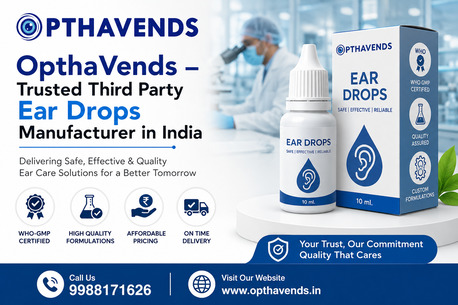 Punjab, Health, OpthaVends &ndash; Trusted Third Party Ear Drops Manufacturer In India