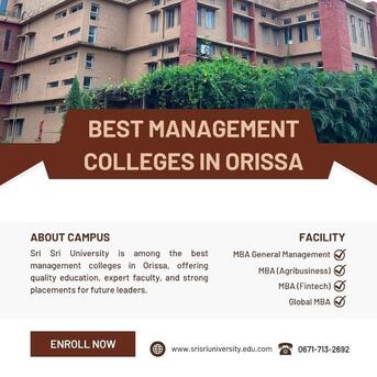 Mumbai, Education, Premier Best Management Colleges In Orissa Â&euro;&ldquo; Unlock Opportunities At Sri Sri University