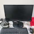 SAR 175,  LG 22" Full HD IPS Monitor (Model 22MP55HQ) &ndash; Excellent Condition +Wireless Keyboard