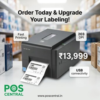 Noida, Computers, INR 13999,  Get TVS LP 46 Lite USB Label Printer For Business Use Now