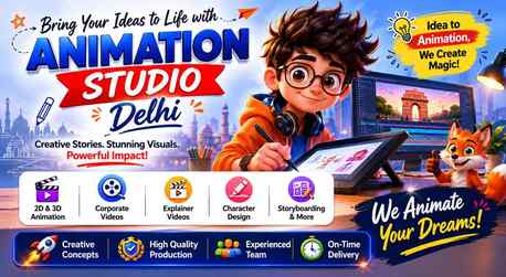 New Delhi, Creative, Top Animation Studio In Delhi &ndash; 2D, 3D & Explainer Video Experts