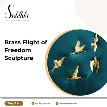 New Delhi, Appliances, INR 26500,  Brass Flight Of Freedom Sculpture For Home Décor | Siddhhi Arts