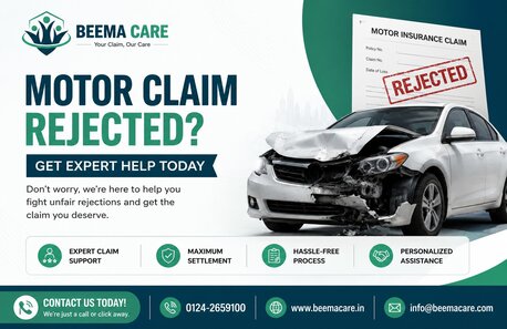 Gurgaon, Financial, Motor Claim Rejected? Get Expert Help Today