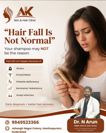 Hyderabad, Health, Stop Ignoring Hair Fall Before It Gets Worse
