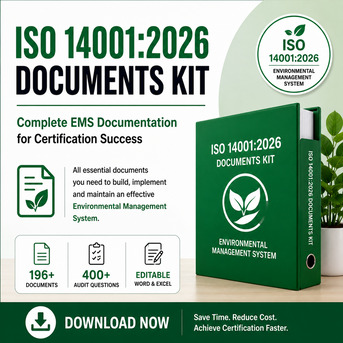 Los Angeles, Business, ISO 14001-2026 Documents &ndash; EMS Toolkit