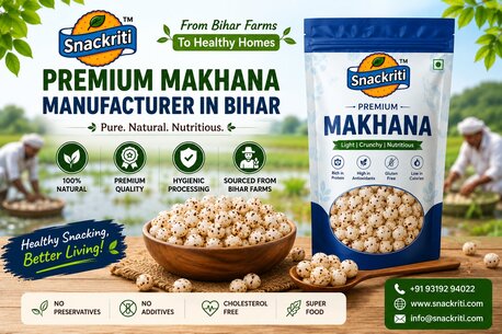 Mumbai, Food Delivery, Best Premium Makhana Manufacturer In Bihar For Quality Products