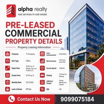 Ahmedabad, Offices, INR 617550,  Pre-Leased Commercial Property In Ahmedabad
