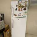 SAR 400,  Geepas Double Door No-Frost Refrigerator 7.1 Cu. Ft 201 L White