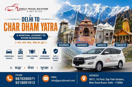 New Delhi, Guest Posting, Guruji Travel &ndash; Delhi To Char Dham Taxi Service
