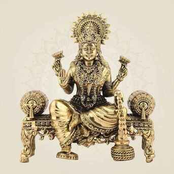 Noida, Collectibles, Premium Laxmi Brass Idol For Home Temple