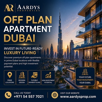 Dubai, Real Estate For Sale, Off Plan Apartment Dubai | Invest In Future-Ready Luxury Living