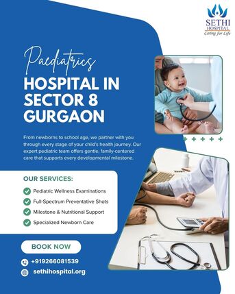 Gurgaon, Health, Paediatrics Hospital In Sector 8 Gurgaon