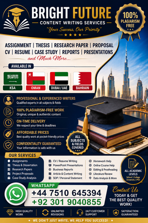 Riyadh, Education, Assignments| Articles| Thesis| Reports| Purposals Writing Services
