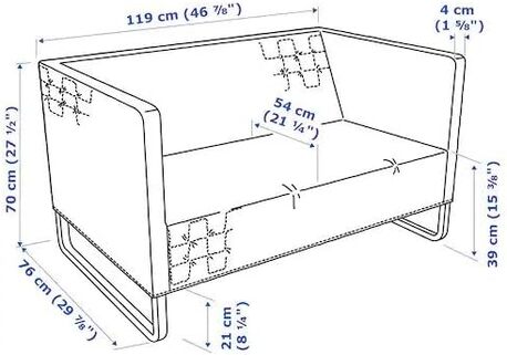 Riyadh, Furniture, SAR 145,  IKEA Sofa For Indoor And Outdoor Use.