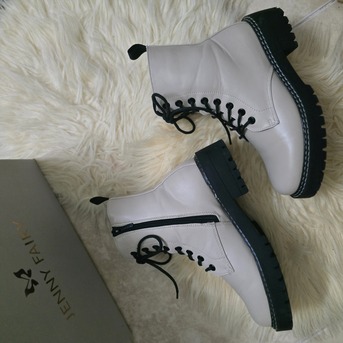 Manama, Clothing & Accessories, BHD 14,  Light Beige Combat Boots | Ladies Shoes - Boots