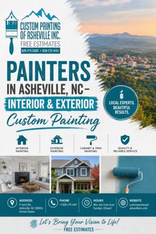 New York, Household, Painters In Asheville, NC &ndash; Interior & Exterior | Custom Painting