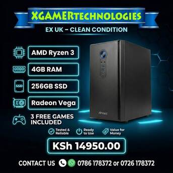 Nairobi, Electronics, KES 14950,  Redressed Ryzen 3 PC With Radeon Vega GPU