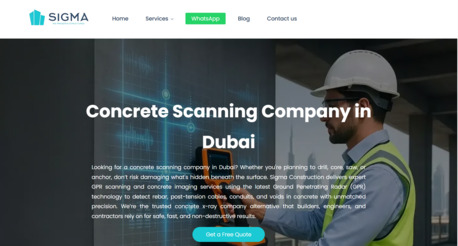 Dubai, Business, Concrete Scanning Company In Dubai, UAE | Sigma
