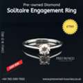 GBP 850, Buy Elegant Solitaire Diamond Ring Pre-Owned Best Value UK