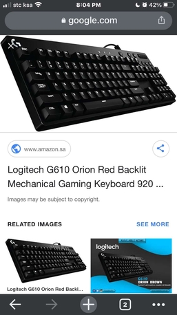 Riyadh, Computers, SAR 350,  Logitech G610 Orion Gaming Keyboard