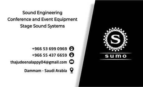 Khobar, Event Planning, Sumo Sound System And Events Equipment