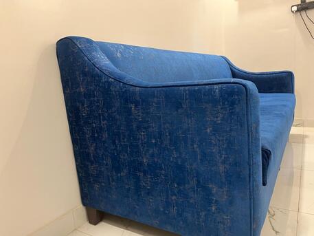 Jeddah, Furniture, SAR 19002400,  Luxury Blue Sofa Set For Sale &ndash; Excellent Condition!!!
