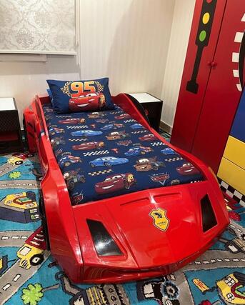 Al Rehab, Furniture, SAR 650,  Pixar Cars Bed Frame And Mattress